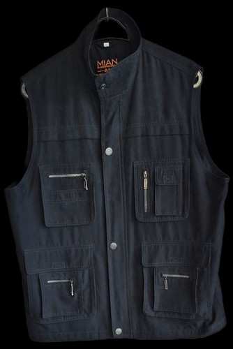 Mian multi pocket weste zum - weste,