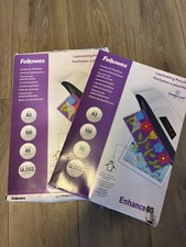 2 x Fellowes A3 Laminierfolien