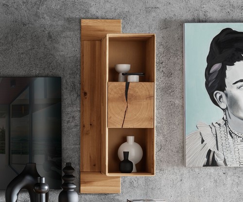 Wandboard 47x120cm massivholz - 47x120cm,