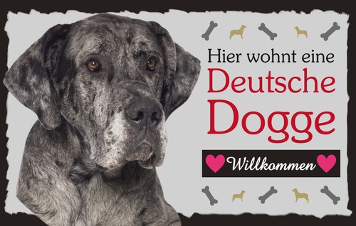Fußmatte deutsche dogge - fußmatte,