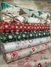PANAMA Baumwollstoff 180cm  Weihnachtsstoffe Weihnachten Stoffe Meterware