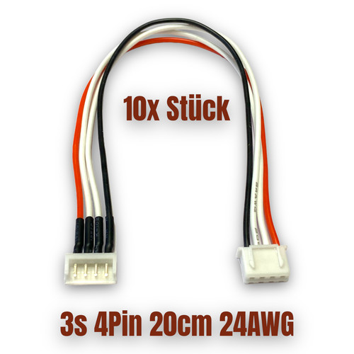 10x 4pin lipo - ✅, 3s