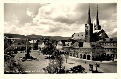 Saalfeld der saale - ak,