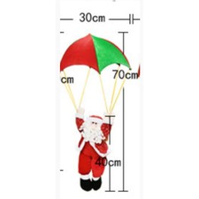 Weihnachtsmann Fallschirm Deko