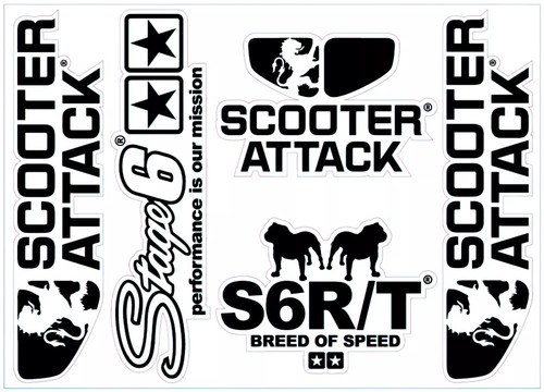 Scooter attack aufkleber - scooter-attack,