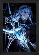 Anime Mädchen mit Schwert