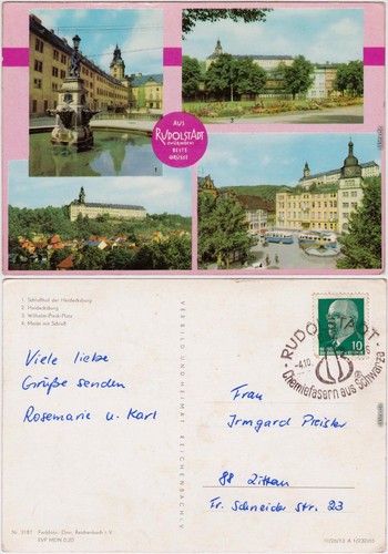 Rudolstadt schloss - rudolstadt,