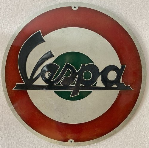 Vespa logo blechschild - blechschild, cm