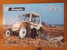 Prospekt Lamborghini 955 Broschüre  Traktor Schlepper D