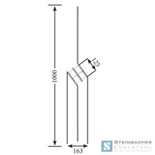 Edelstahl V2A Geländer