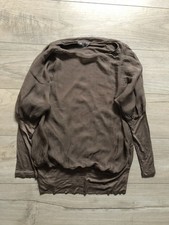 Toffee farb. Damen Seidenshirt