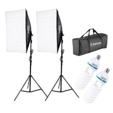 2x 135W Fotostudio-Softbox-Set