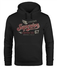 Hoodie Herren Vintage Retro