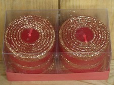 "Gloria" Stumpenkerze - rot /