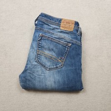 Tommy Hilfiger Victoria Damen Jeans Hose W30 L32 Denim Blau Straight Y2K Stretch