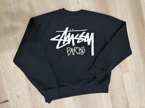 Stussy paris sweatshirt black - stussy,