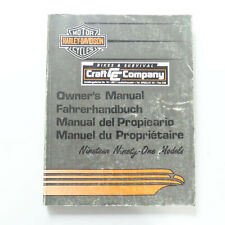 Harley Davidson Nineteen Ninetyone model Fahrerhandbuch Bedienungsanleitung 1991