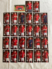 27 Karten Autogrammkarten Set