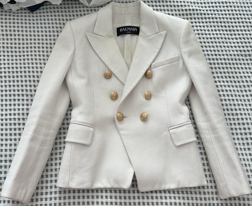 Balmain damen anzugjacke weiß - damen,