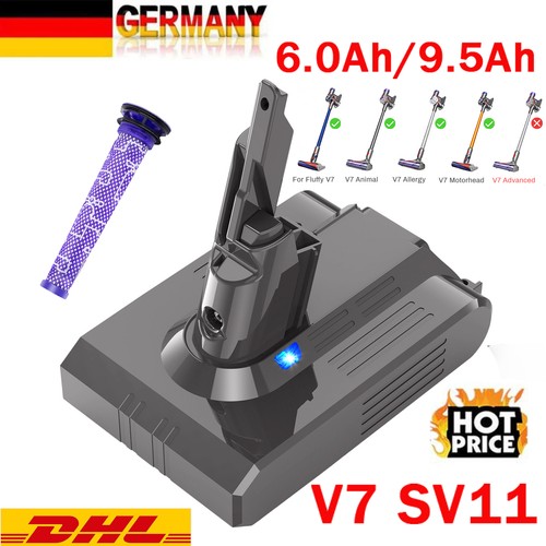 5ah ersatzakku für dyson v7 - 9.5ah,