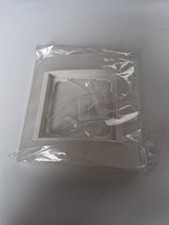 Gira Event  0211334 Abdeckrahmen mit Zwischenrahmen 1 fach, Opak weiß, reinweiß