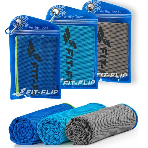 Fit flip kühlhandtuch 3er - fit-flip, set