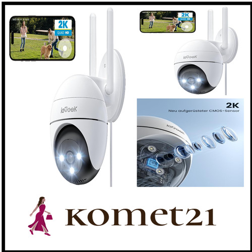Wlan überwachungskamera - 2k, |