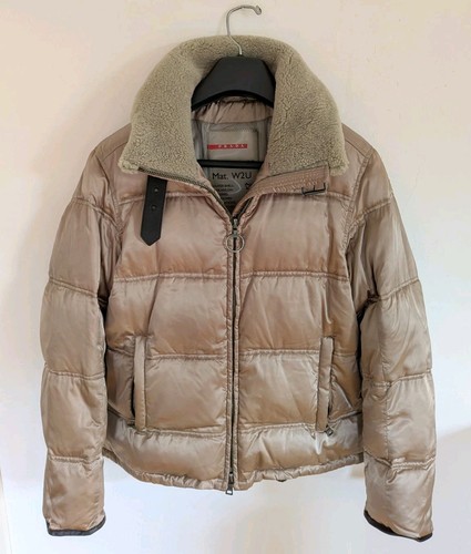 Prada daunenjacke shearling - prada,