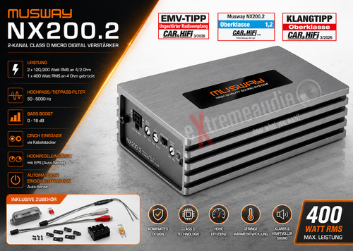 Musway nx200 kanal class d - nx200.2,