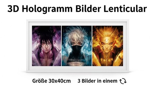 Naruto,Sasuke,kakashi-3D