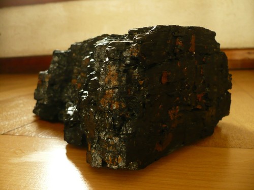Riesiger steinkohle brocken - riesiger,