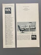 WK Möbel King Sessel Chair 60s retro design 1969 Vintage Ad Werbung Reklame