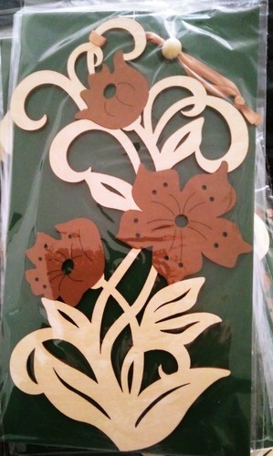 Holzblume lilie fensterbild - lilie,,