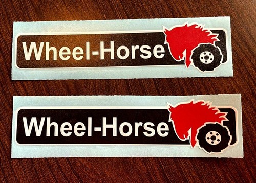 Pair decals for wheel horse - pair,