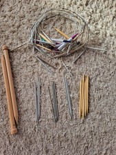 Stricknadeln Konvolut 18 Rundstrick, 2 Nadelspiele