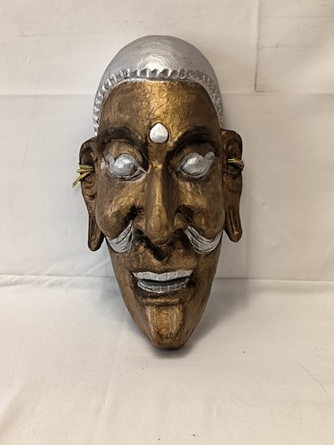 Handgeschnitzte wandmaske holz - wandmaske,