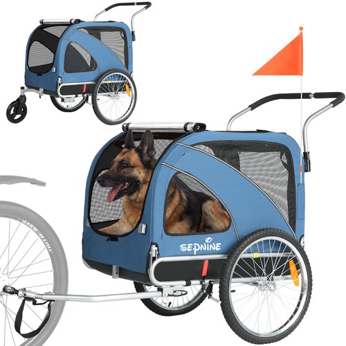 Großer hundefahrradanhänger - großer,