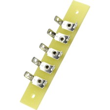 TRU COMPONENTS  Lötleiste einreihig Polzahl Gesamt 5 Epoxyd (L x B x H) 59 x ...