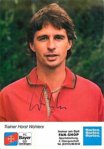 Horst wohlers autogrammkarte - wohlers,