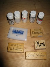 10 x Embossing Set Stempel