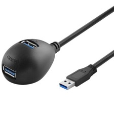 3.0 USB Verlängerungskabel Kabel 2 Buchse für W-LAN Internet Stick mit Standfuß