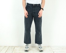 EDWIN Newton Slim Herren W33 L28 Gerade Bein Jeans Denim Hose Grau Vintage