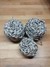 Strickgarn 124 g Acrylgarn Wolle Braun Beige Meliert  Rustikal  