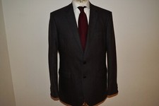 FERAUD   Herren  Streifen  Flanell   Sakko  mit Kaschmir   Gr. 50  dunkelgrau