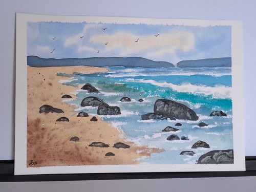 Aquarell bild handgemalt - bild,