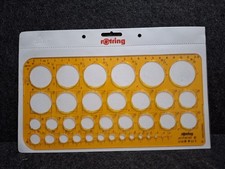 Radien Kreis Schablone 1-36 mm