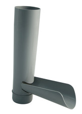 Marley Dachrinnen Wasserablaufklappe Wasserklappe Fallrohr Regenrinne Zubehör