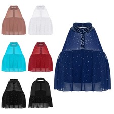 Dance Tops Strass Crop Top Show Tank Performance Tanzkleidung Thematisch Tanz