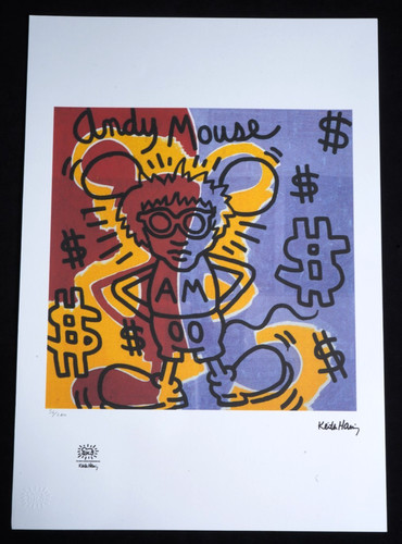 Keith haring lithographie - keith, in