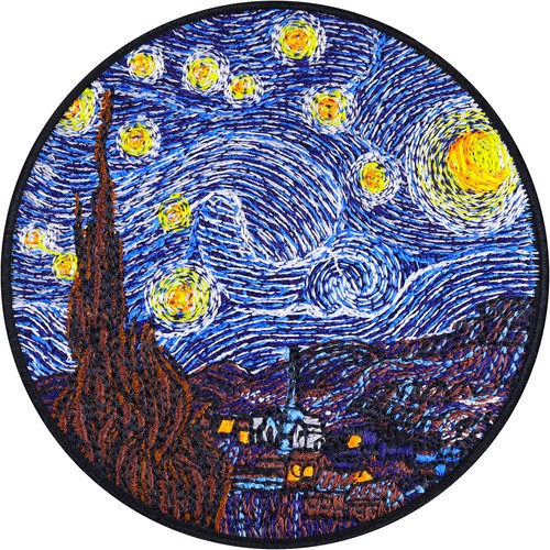 Van gogh aufnäher - van,